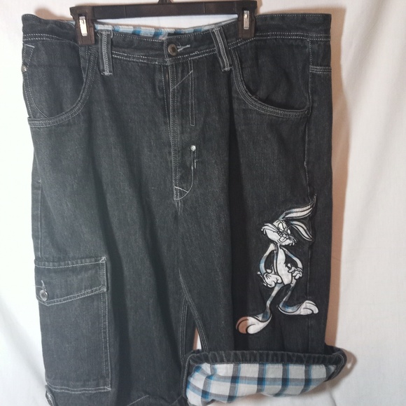 LOT 29 LOONEY TUNES JEANS BUGS BUNNY AUTHENTIC - Picture 3 of 7